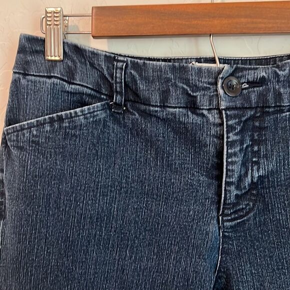 St John’s Bay Crop jeans 8P dark wash - Picture 3 of 12